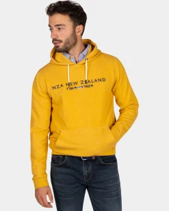 NZA New Zealand Auckland Okergele hoodie met logo -