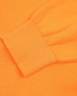 NZA New Zealand Auckland Oranje basis pullover met halve rits