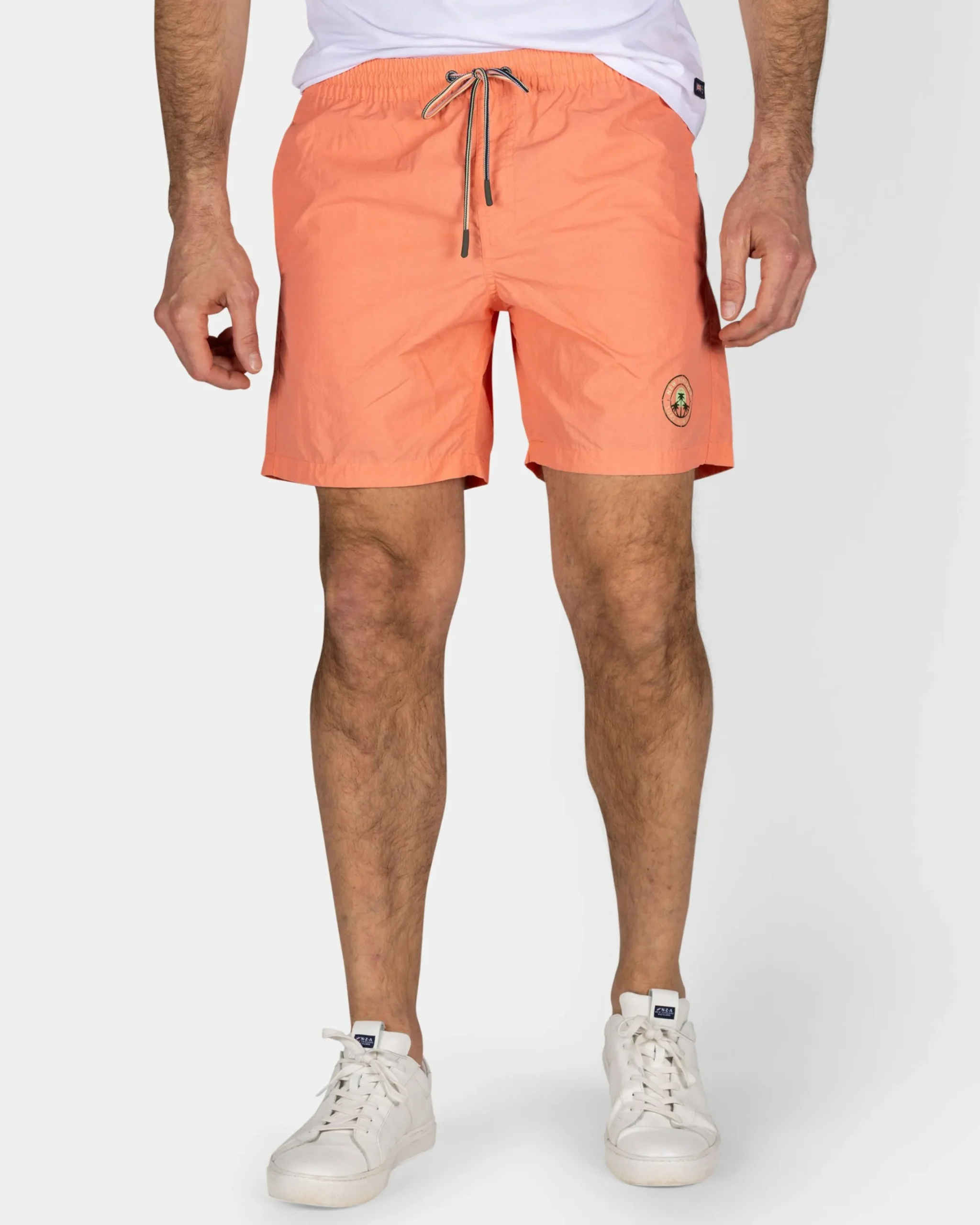 NZA New Zealand Auckland Oranje effen zwembroek met lycra binnenbroek