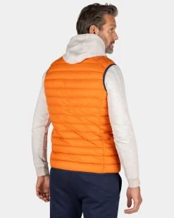NZA New Zealand Auckland Oranje gewatteerde bodywarmer -