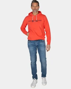 NZA New Zealand Auckland Oranje hoodie