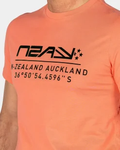 NZA New Zealand Auckland Oranje t-shirt