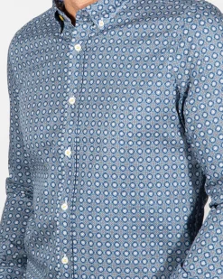 NZA New Zealand Auckland Overhemd met lange mouwen en print Rotootuaura -