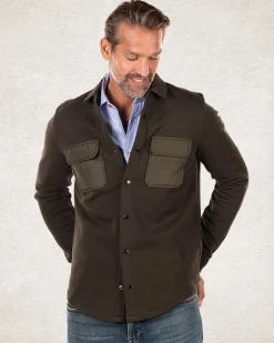 NZA New Zealand Auckland Overshirt van katoen fleece -