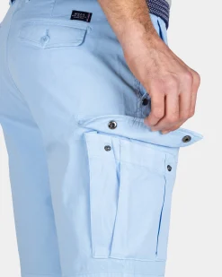 NZA New Zealand Auckland Pastelblauw cargo short