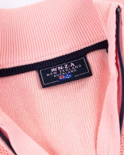 NZA New Zealand Auckland Pastelroze basis pullover met halve rits