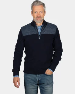 NZA New Zealand Auckland Pullover met halve rits Trinity -