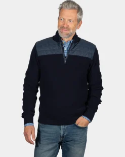 NZA New Zealand Auckland Pullover met halve rits Trinity -