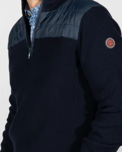 NZA New Zealand Auckland Pullover met halve rits Trinity -