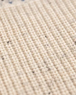 NZA New Zealand Auckland Pullover met halve rits van katoen en wol -