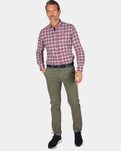 NZA New Zealand Auckland Rood en blauw geruit overhemd -