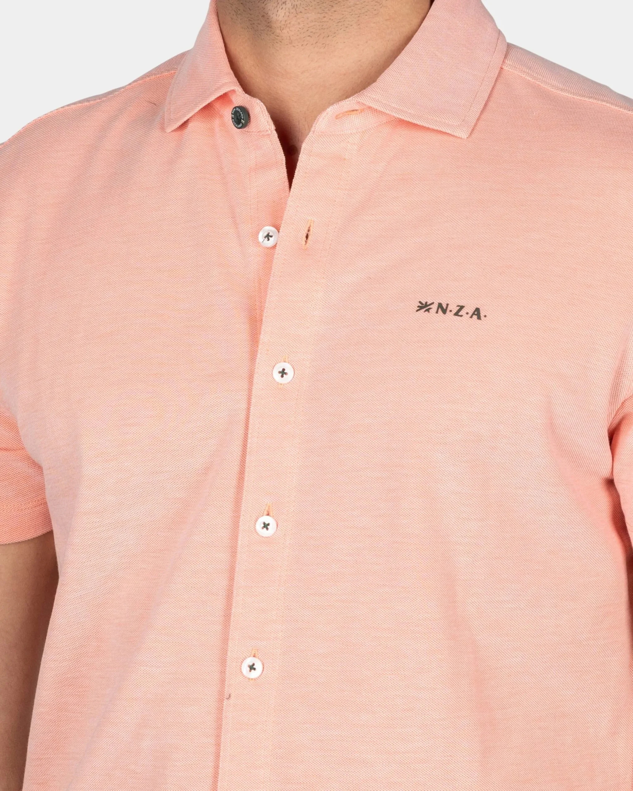 NZA New Zealand Auckland Roze overhemd met korte mouw