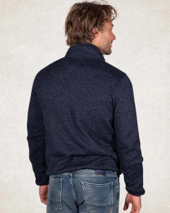 NZA New Zealand Auckland Sweater met halve knoopssluiting -