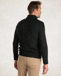 NZA New Zealand Auckland Trui met halve knooppsluiting van wolmix -