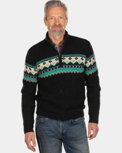 NZA New Zealand Auckland Trui met halve rits Aranga -