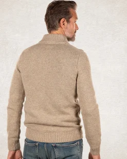 NZA New Zealand Auckland Trui met halve rits van wol mix -