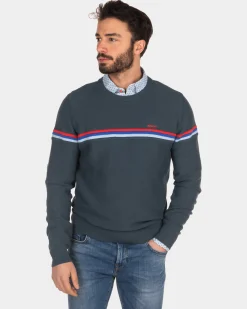 NZA New Zealand Auckland Trui met ronde hals en strepen -