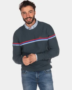 NZA New Zealand Auckland Trui met ronde hals en strepen -