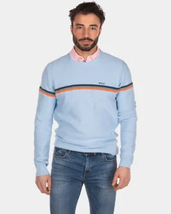 NZA New Zealand Auckland Trui met ronde hals lichtblauw -