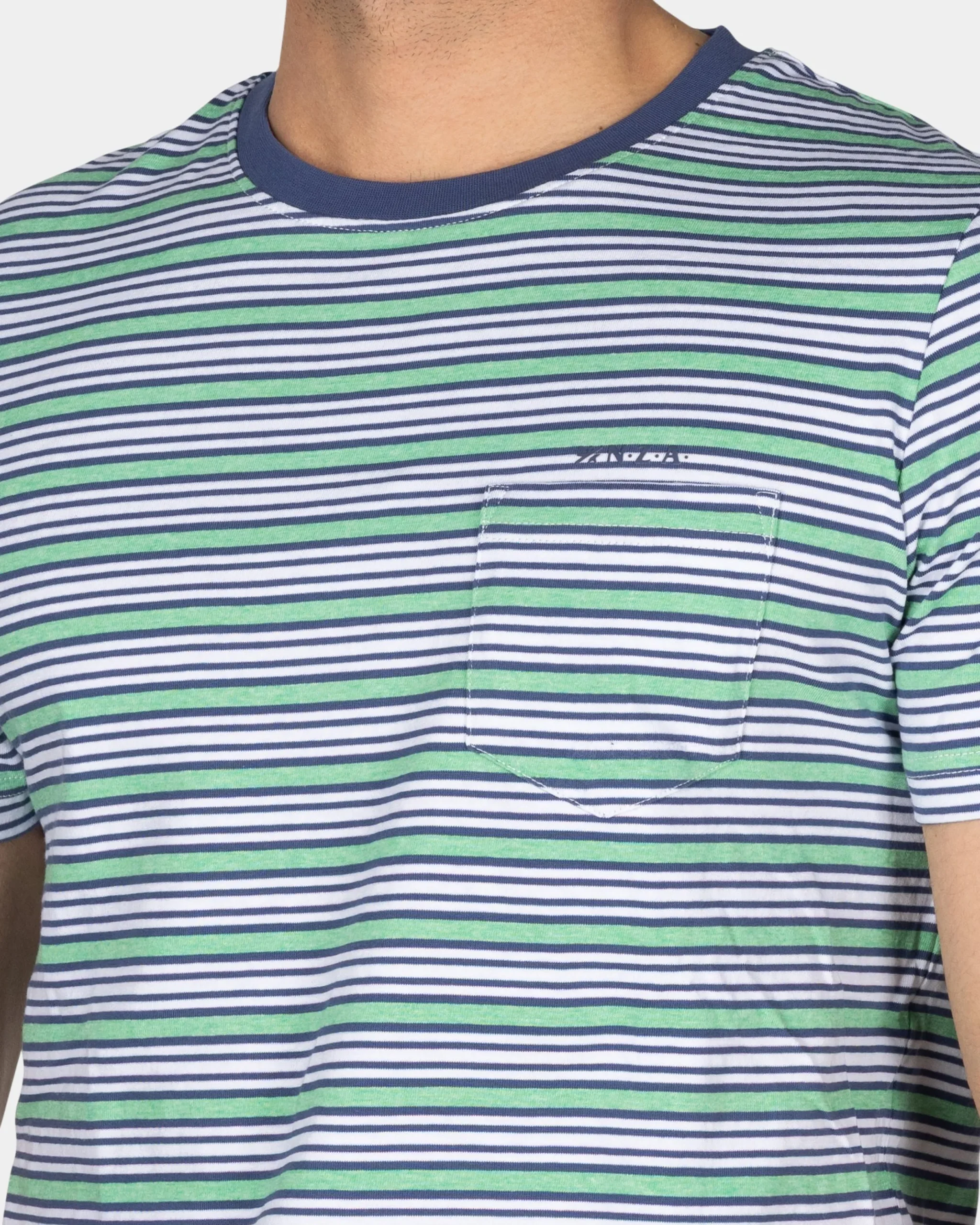 NZA New Zealand Auckland T-shirt met blauwe strepen