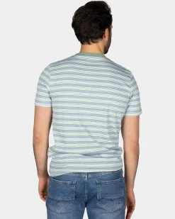 NZA New Zealand Auckland T-shirt met groene strepen