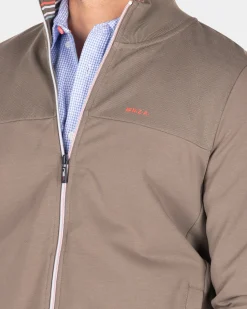 NZA New Zealand Auckland Vest met gekleurde bies -