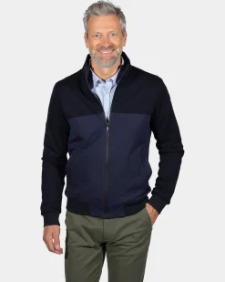 NZA New Zealand Auckland Warm donkerblauw vest Ariels Tarn -