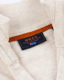 NZA New Zealand Auckland Witte trui met gebreid patroon -