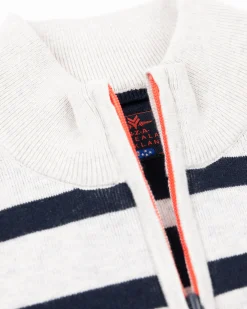 NZA New Zealand Auckland Witte trui met strepen -