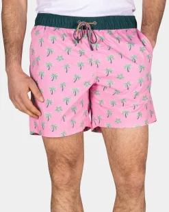 NZA New Zealand Auckland Zwembroek met palmbomen -